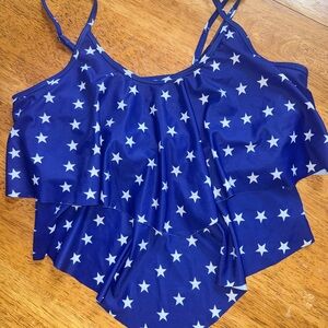Women’s XL Patriotic Swim Top